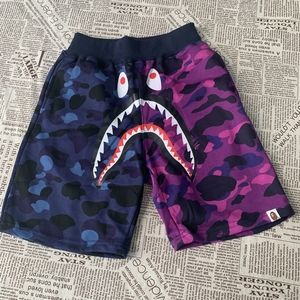 Bape x Shark Color fashion shorts